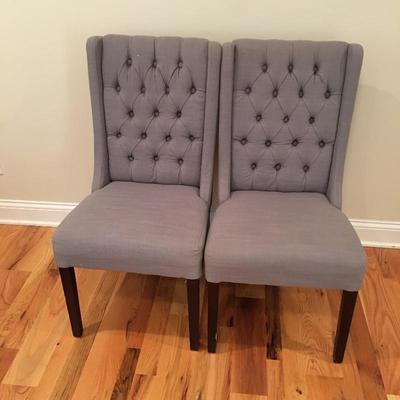 Lot 167 - Pair of Fabric Accent Chairs