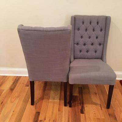 Lot 167 - Pair of Fabric Accent Chairs