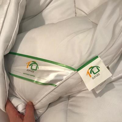 Lot 174 - King Mattress Topper with King & Queen Bedding 