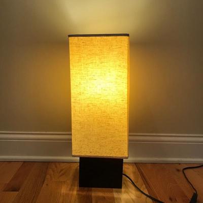 Lot 177 - MCM Style Table and Lamp