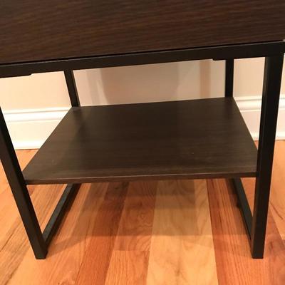 Lot 177 - MCM Style Table and Lamp