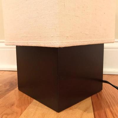 Lot 177 - MCM Style Table and Lamp