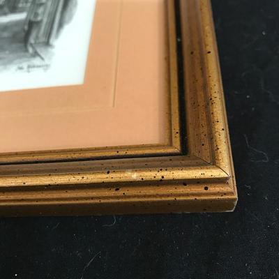 Lot 180 - Three Framed Pencil Art