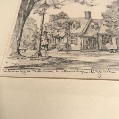 Lot 180 - Three Framed Pencil Art