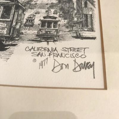 Lot 180 - Three Framed Pencil Art