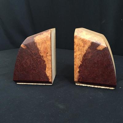 Lot 185 - Norman Earle Locust Vase & Bookends