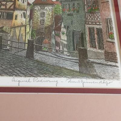 Lot 189 - Original Etchings German Art