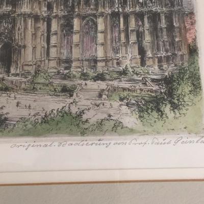 Lot 189 - Original Etchings German Art