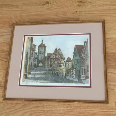 Lot 189 - Original Etchings German Art
