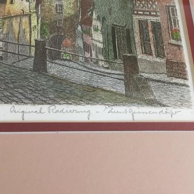 Lot 189 - Original Etchings German Art