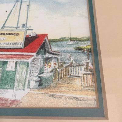 Lot 193 - Pat Hiott-Mason Certified Pelican Art and Marina