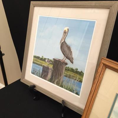 Lot 193 - Pat Hiott-Mason Certified Pelican Art and Marina