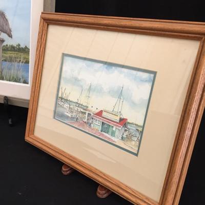 Lot 193 - Pat Hiott-Mason Certified Pelican Art and Marina