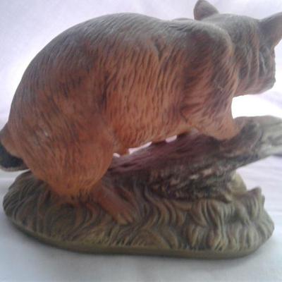 Porcelain raccoon 