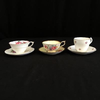 Lot 195 - Paragon Tea Cups & More