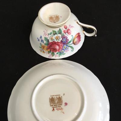 Lot 195 - Paragon Tea Cups & More