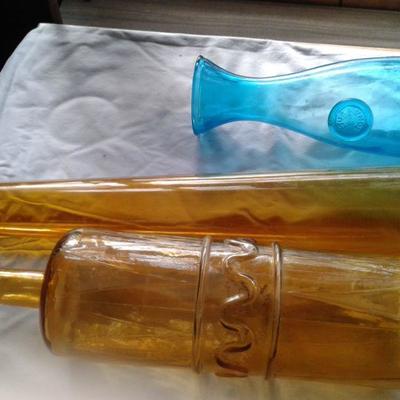 Colored glass lot