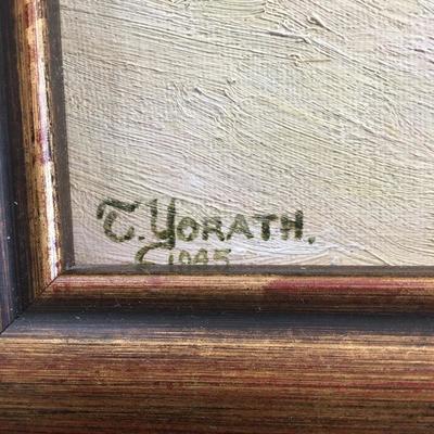  Lot 198 - T. Yorath Signed Painting