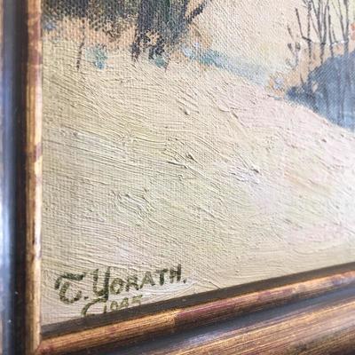 Lot 198 - T. Yorath Signed Painting