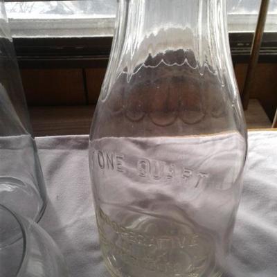 Clear glass lot