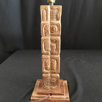  Lot 199 - Central American Artwork & Lamp