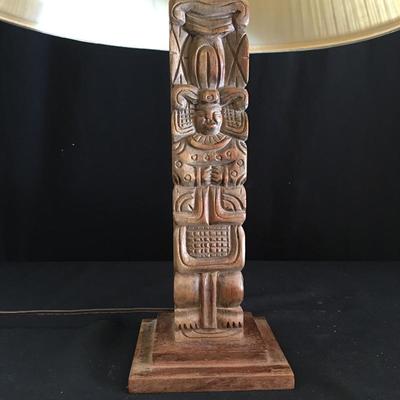  Lot 199 - Central American Artwork & Lamp