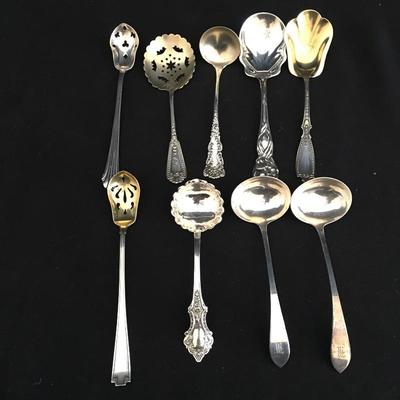 Lot 200 - Spoon Collection with Sterling