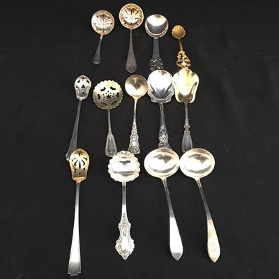 Lot 200 - Spoon Collection with Sterling