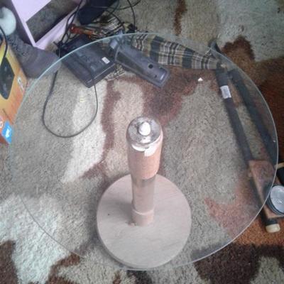 Glass nightstand 