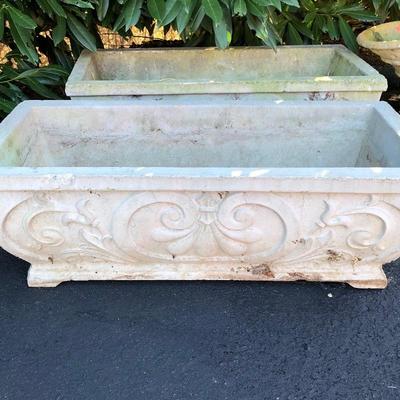 Lot 215- Three Concrete Planters