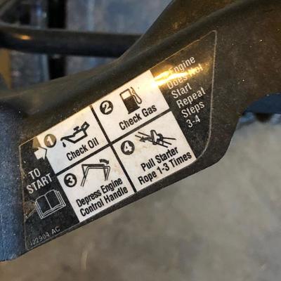 Lot 218- Troy-Bilt Lawn Mower & More