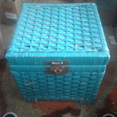 Basket with shoes