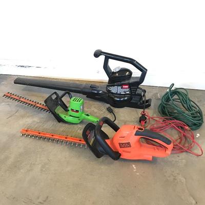 Lot 220 - Toro Super Blower and Two Hedge Trimmers 