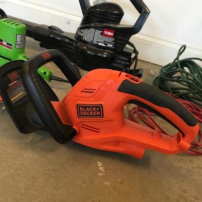 Lot 220 - Toro Super Blower and Two Hedge Trimmers 