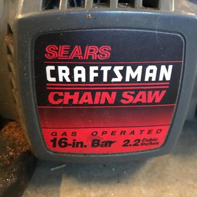 Lot 227 - Craftsman 16â€ Gas Powered Chain Saw