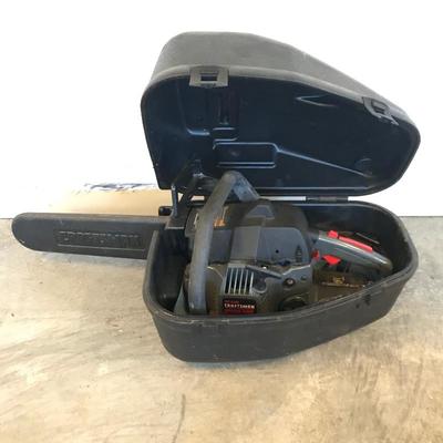 Lot 227 - Craftsman 16â€ Gas Powered Chain Saw