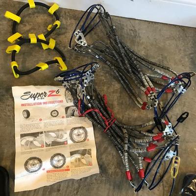 Lot 228 - Tire Chains, Porter Cable Polisher and More!