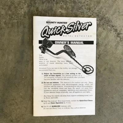 Lot 234 - Bounty Hunter Metal Detector and Heavy Duty Magnetic Pick-Up Tool