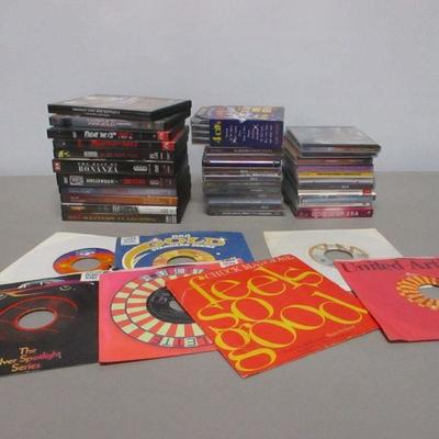 Lot 37 - Collection Of DVD - CD's and Records