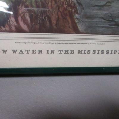 Lot 48 - Low Water In The Mississippi Reprint Picture