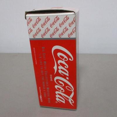 Lot 20 - Coca Cola Die Cast Vending Machine Musical Bank