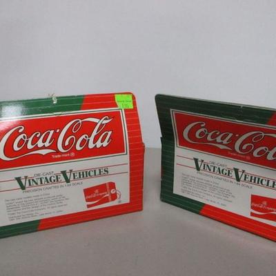 Lot 24 - Coca-Cola Die Cast Trucks 1:64 Scale
