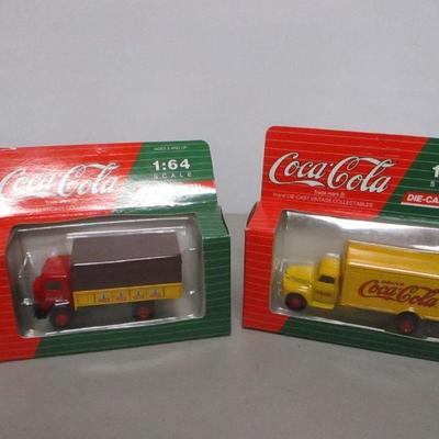 Lt 25 - Coca-Cola Die Cast Trucks 1:64 Scale
