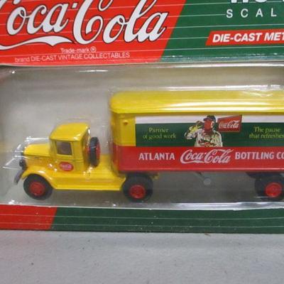 Lot 27 - Coca-Cola Die Cast Metal Trucks Scale 1:64