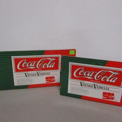 Lot 27 - Coca-Cola Die Cast Metal Trucks Scale 1:64