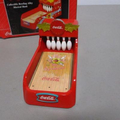 Lot 30 - Coca-Cola Musical Bowling Alley Bank