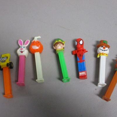 Lot 58 - Pezs - Rabbit, Spider man, & More