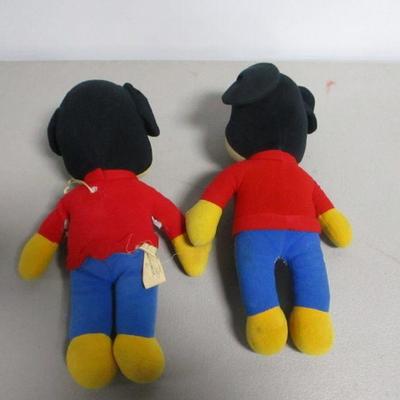Lot 64 - Mickey Mouse Stuffed Toys 1978