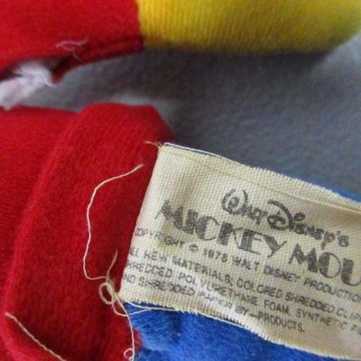 Lot 64 - Mickey Mouse Stuffed Toys 1978