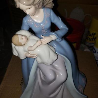 Lady with Baby figurine